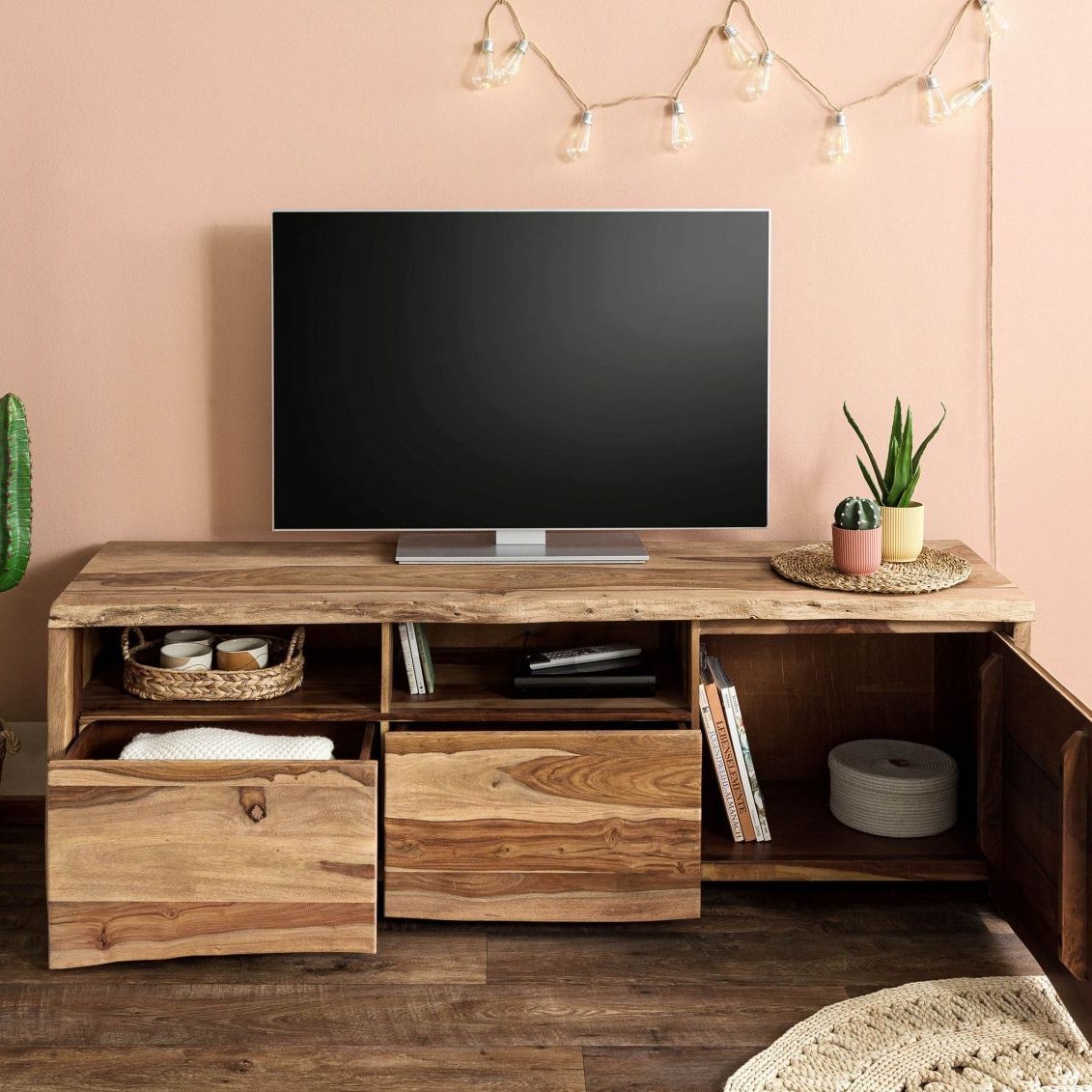 Ranthambhor Sheesham Wood TV Unit Medium - Image 4