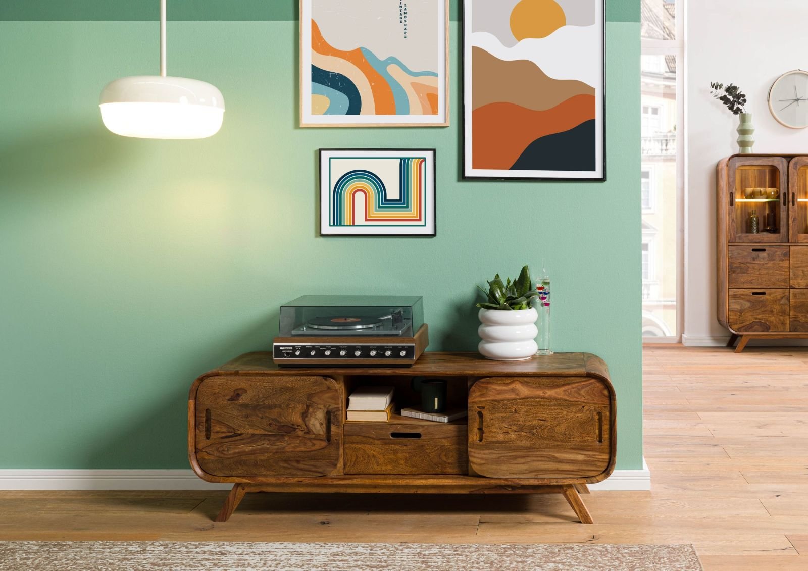 Corbett Sheesham Wood TV Unit #04