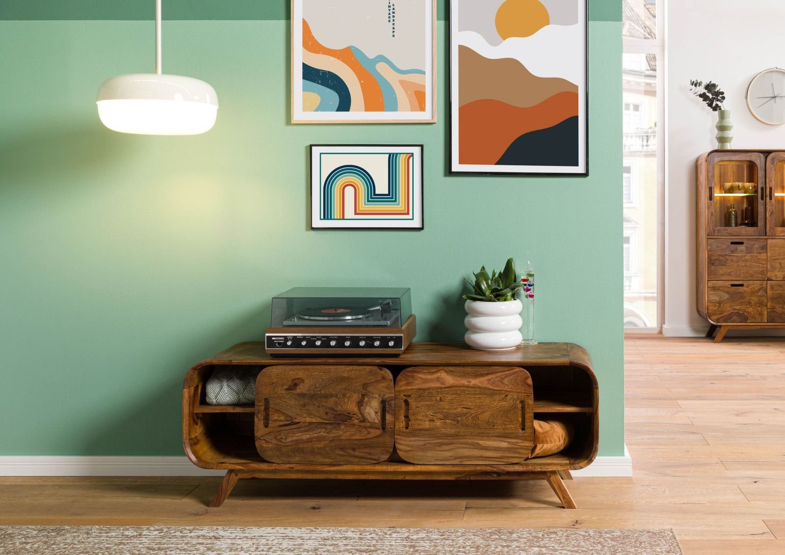 Corbett Sheesham Wood TV Unit #04 - Image 4