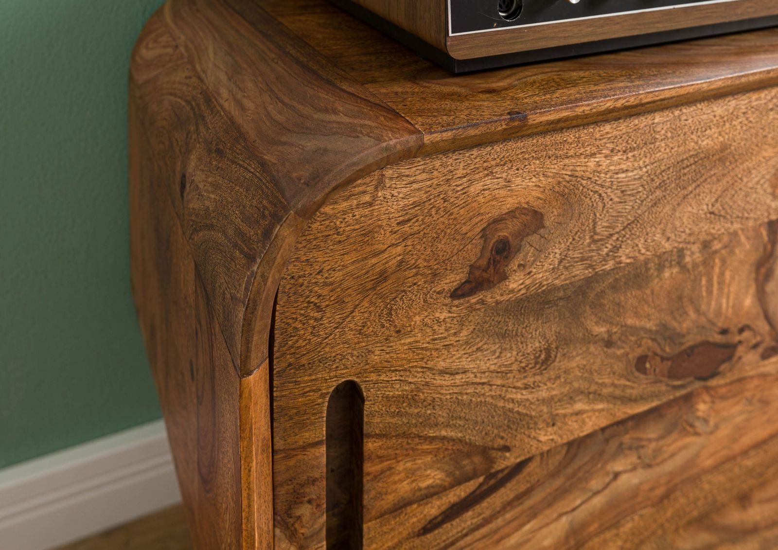 Corbett Sheesham Wood TV Unit #04 - Image 6