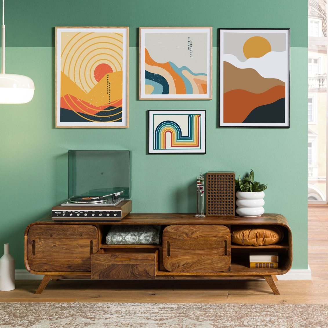 Corbett Sheesham Wood TV Unit - Image 3