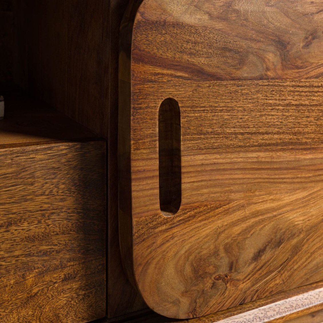 Corbett Sheesham Wood TV Unit - Image 5