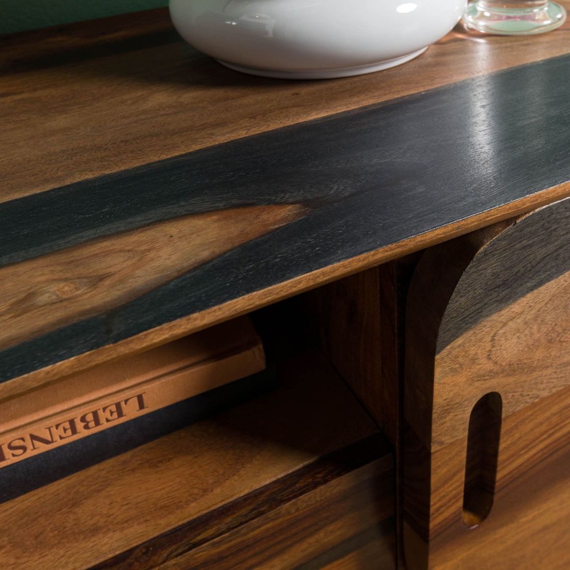 Corbett Sheesham Wood TV Unit #03 - Image 5