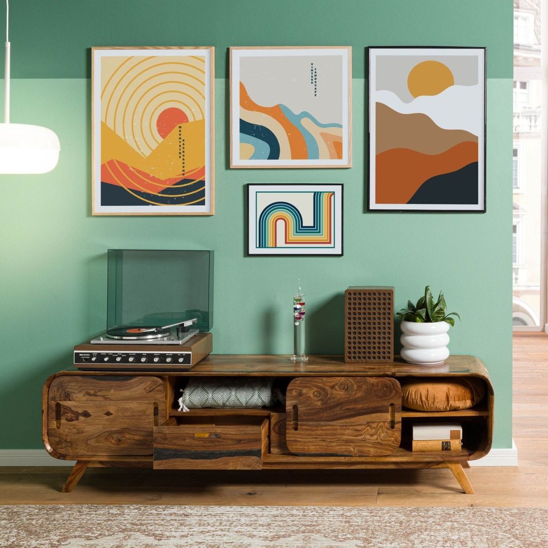 Corbett Sheesham Wood TV Unit #02 - Image 4