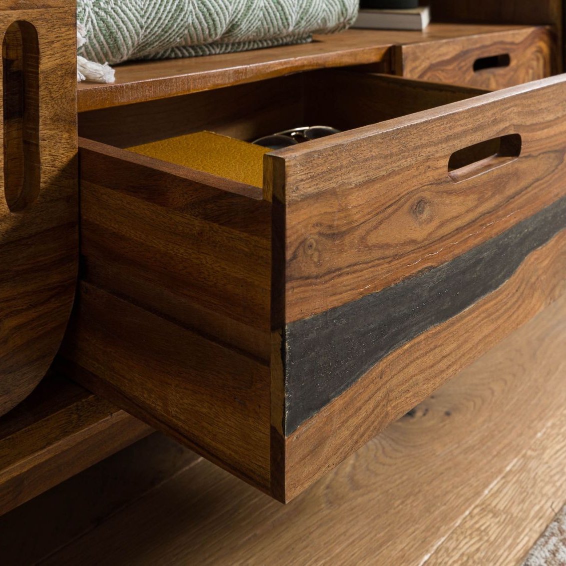 Corbett Sheesham Wood TV Unit #02 - Image 5