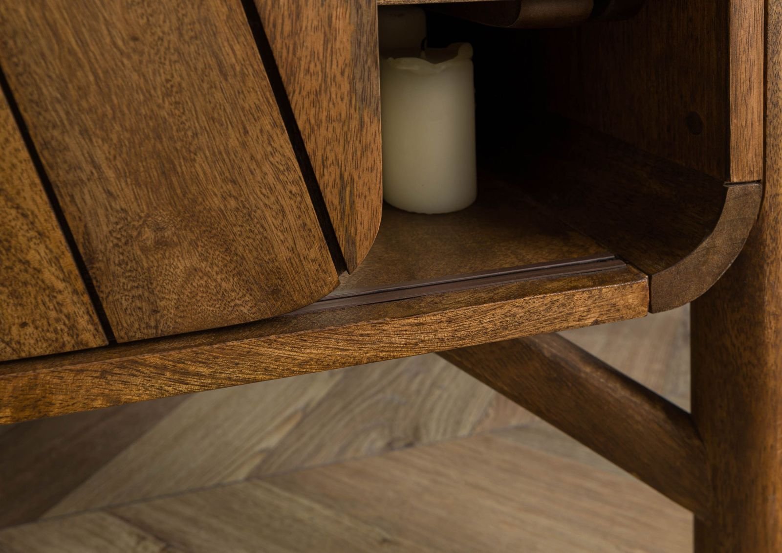 Darien Mango Wood TV Unit - Image 6