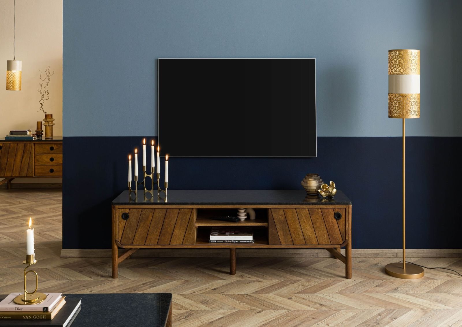 Darien Mango Wood TV Unit #03