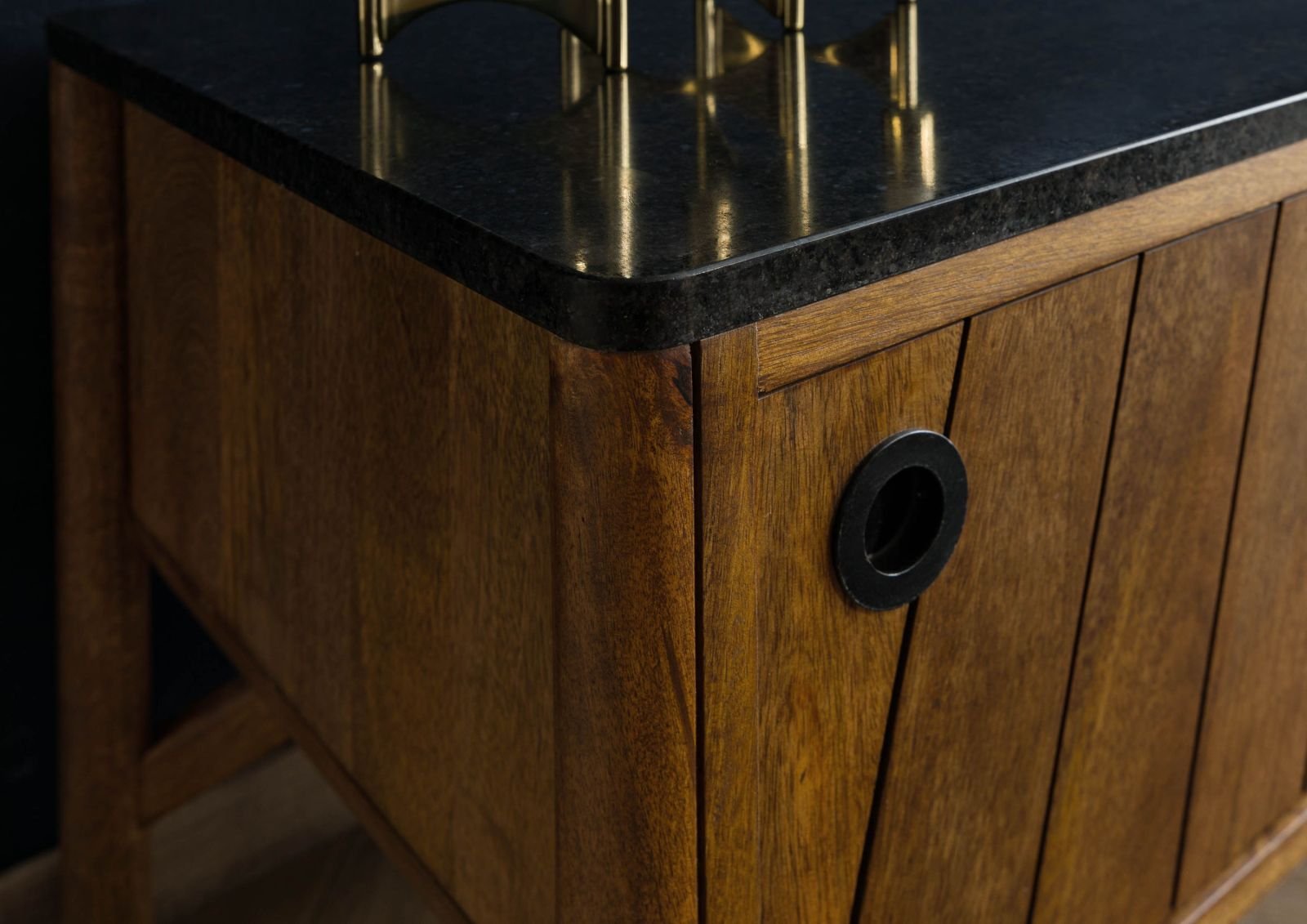 Darien Mango Wood TV Unit #03 - Image 2