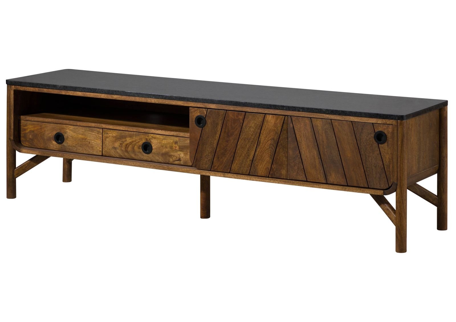 Darien Mango Wood TV Unit #04 - Image 9