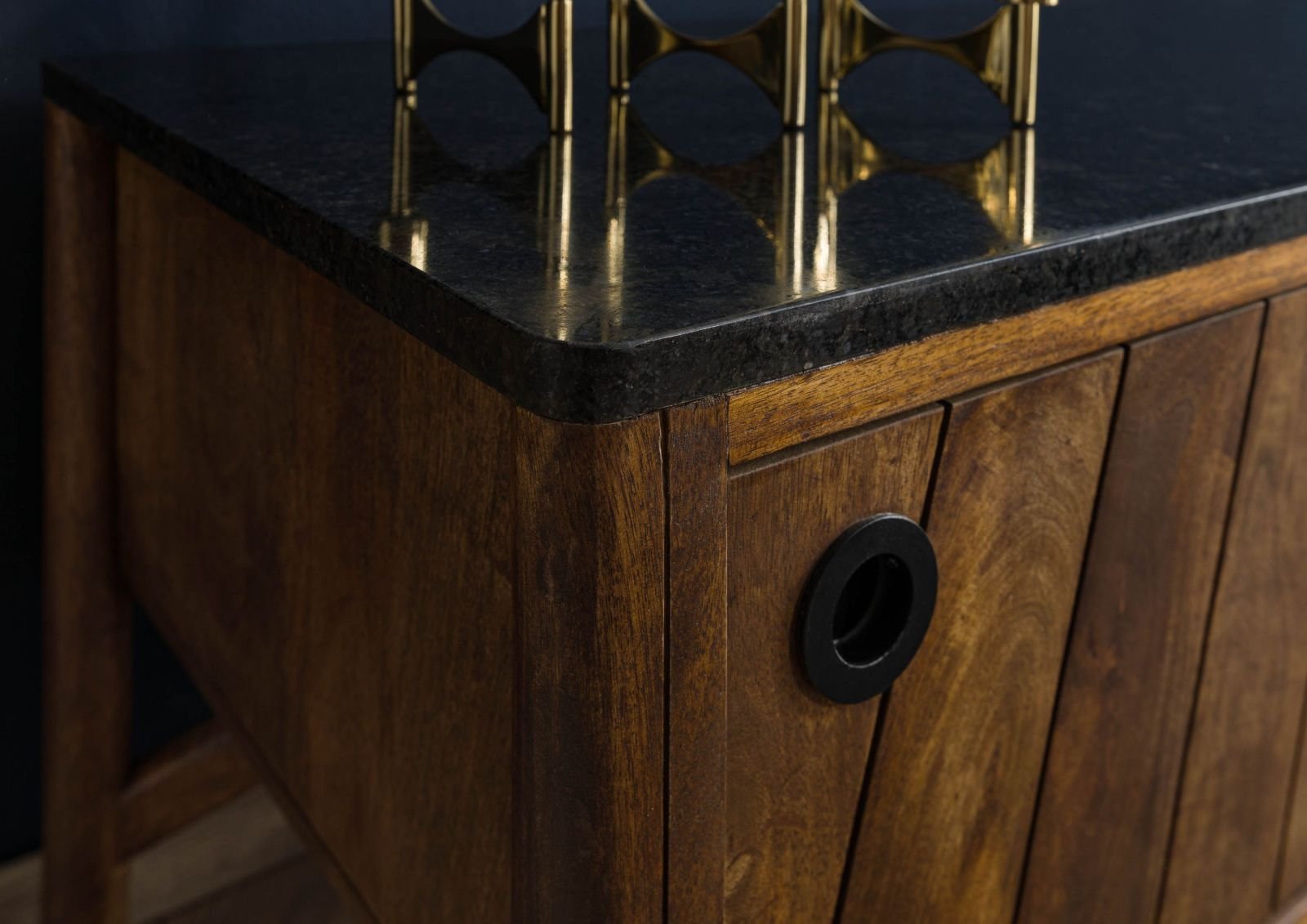 Darien Mango Wood TV Unit #02 - Image 3