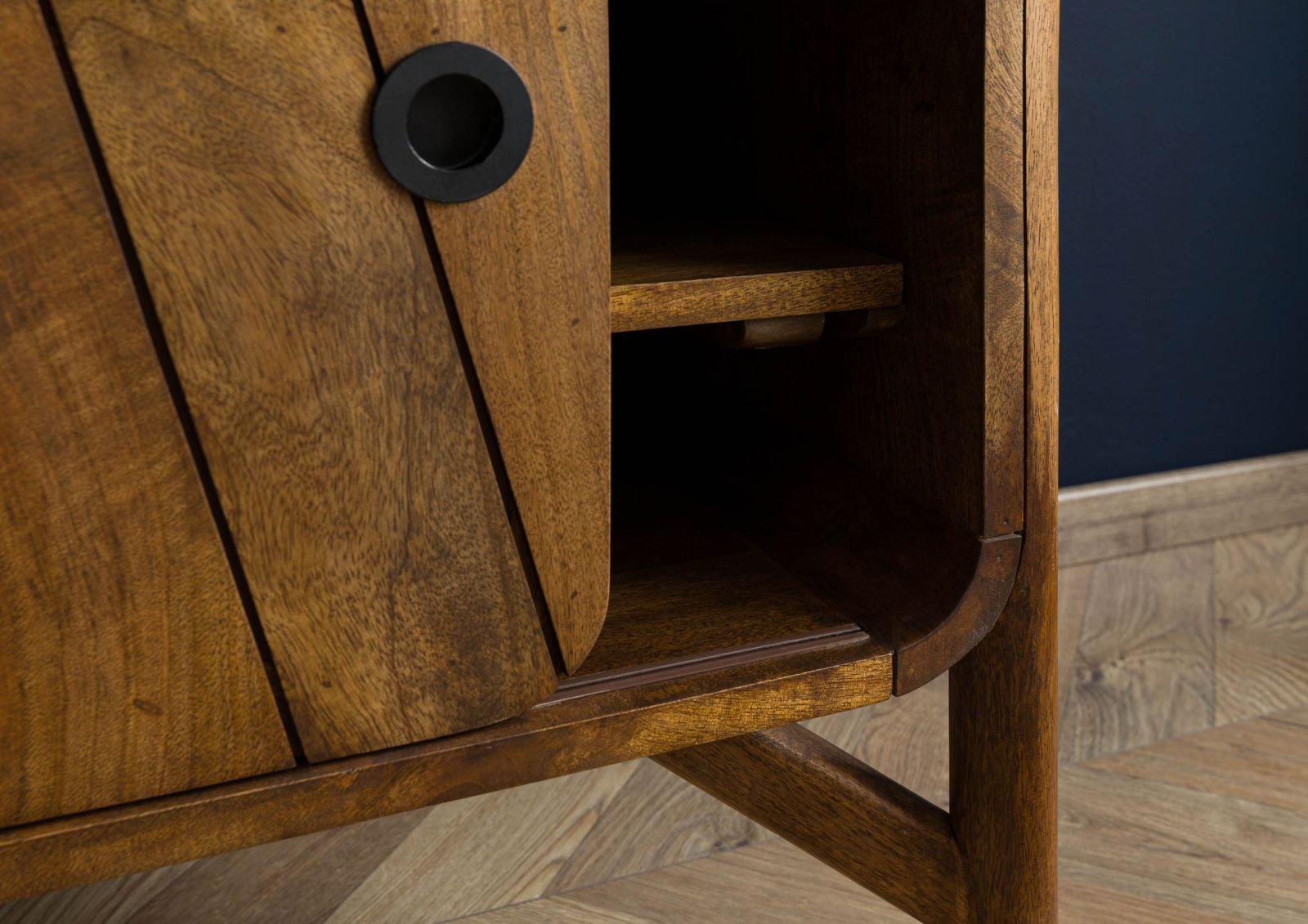Darien Mango Wood TV Unit #02 - Image 9