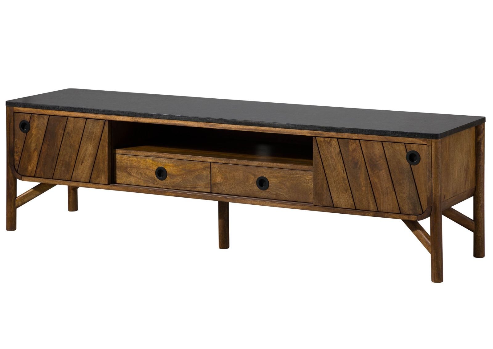 Darien Mango Wood TV Unit #02 - Image 5