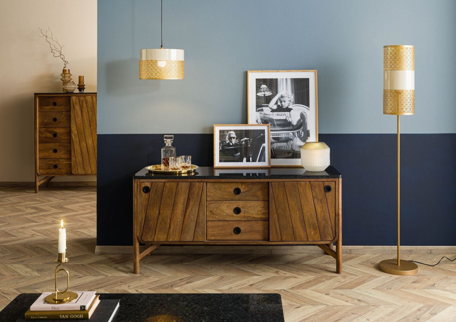 Darien Mango Wood Sideboard