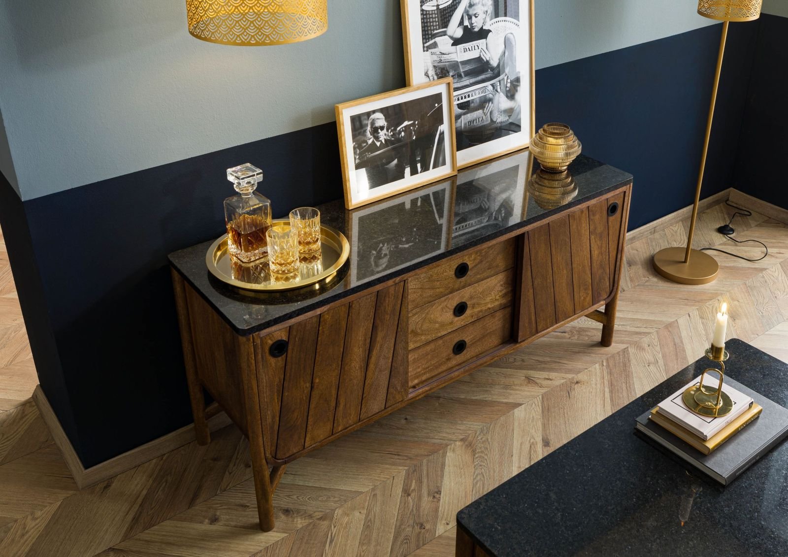 Darien Mango Wood Sideboard - Image 4