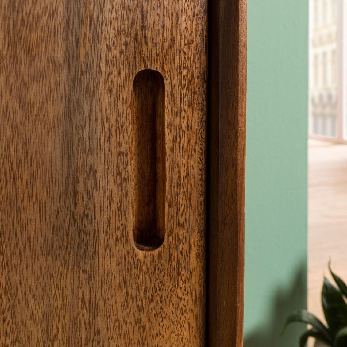 Corbett Sheesham Wood Display Cabinet - Image 5