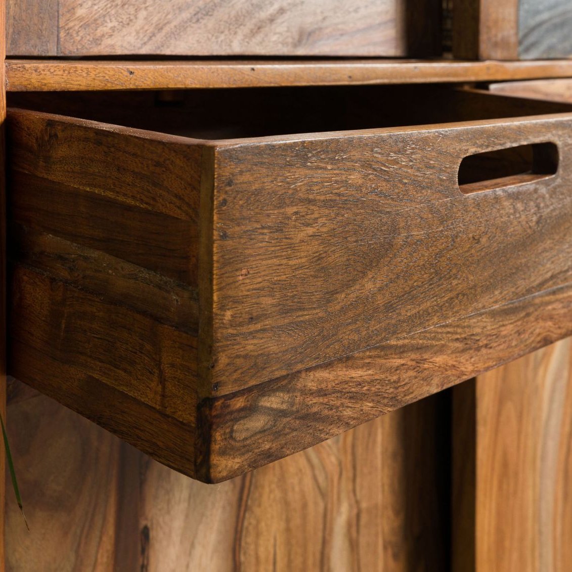 Corbett Sheesham Wood Display Cabinet #02 - Image 5