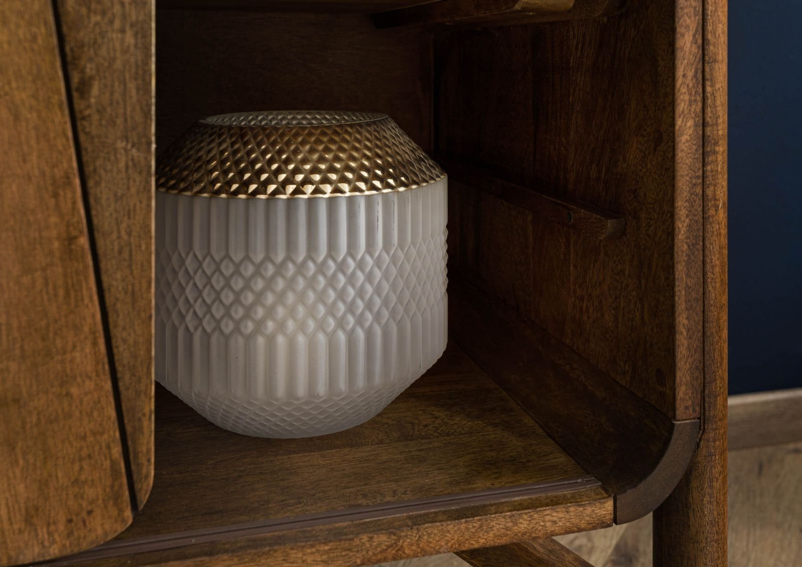 Darien Mango Wood Display Cabinet - Image 9