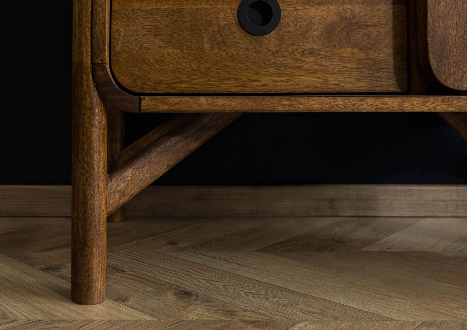 Darien Mango Wood Display Cabinet - Image 10