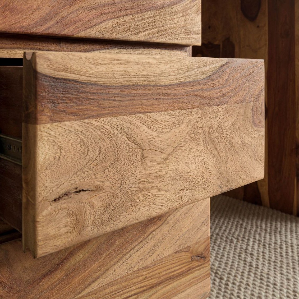 Ranthambhor Sheesham Wood Study Desk - Image 7