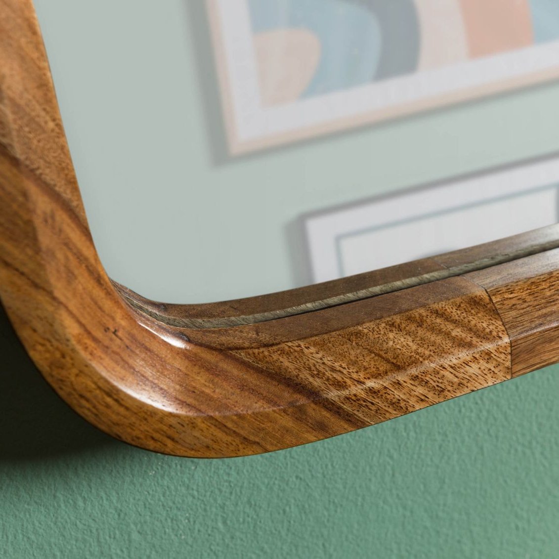 Corbett Sheesham Wood Wall Mirror #02 - Image 5
