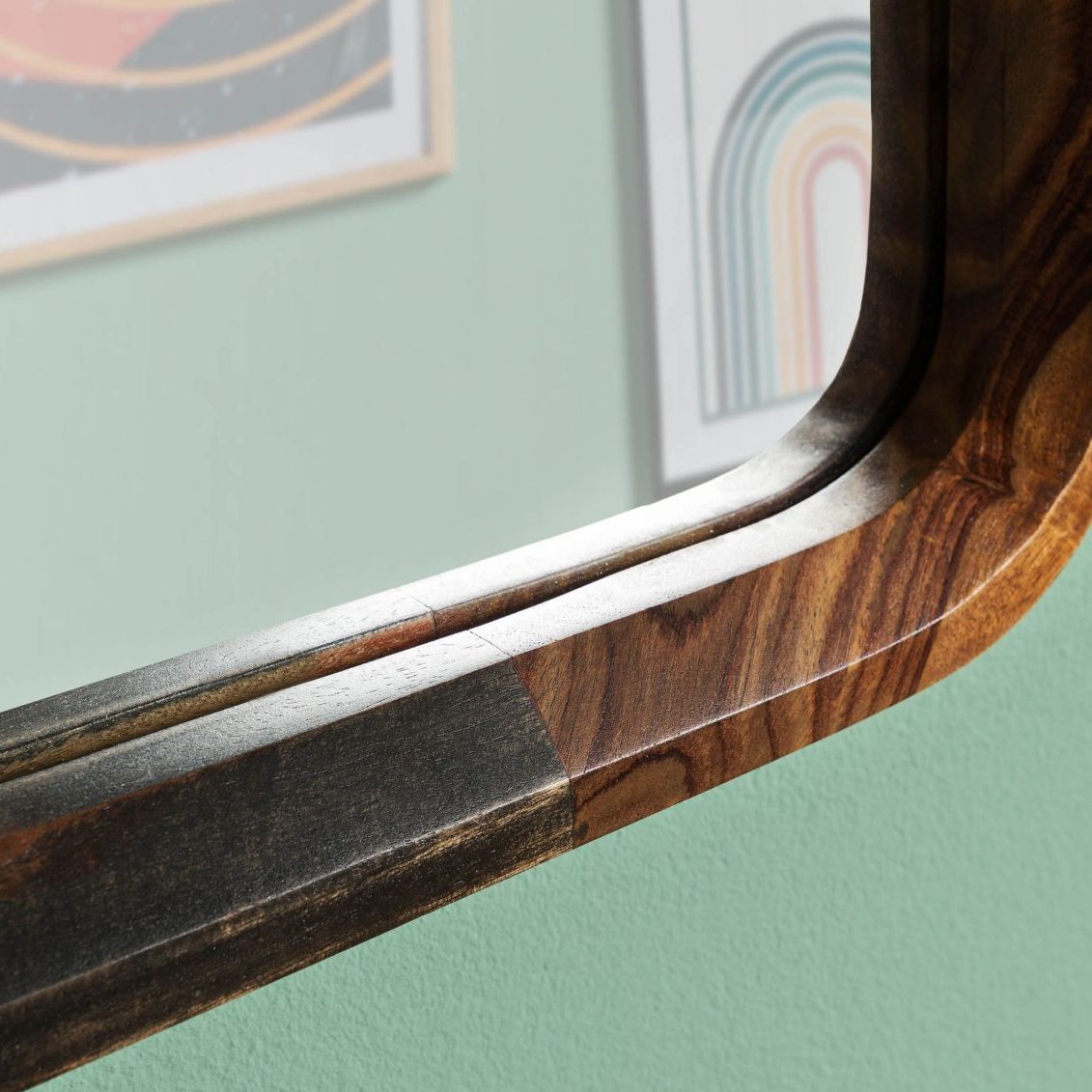 Corbett Sheesham Wood Wall Mirror - Image 4
