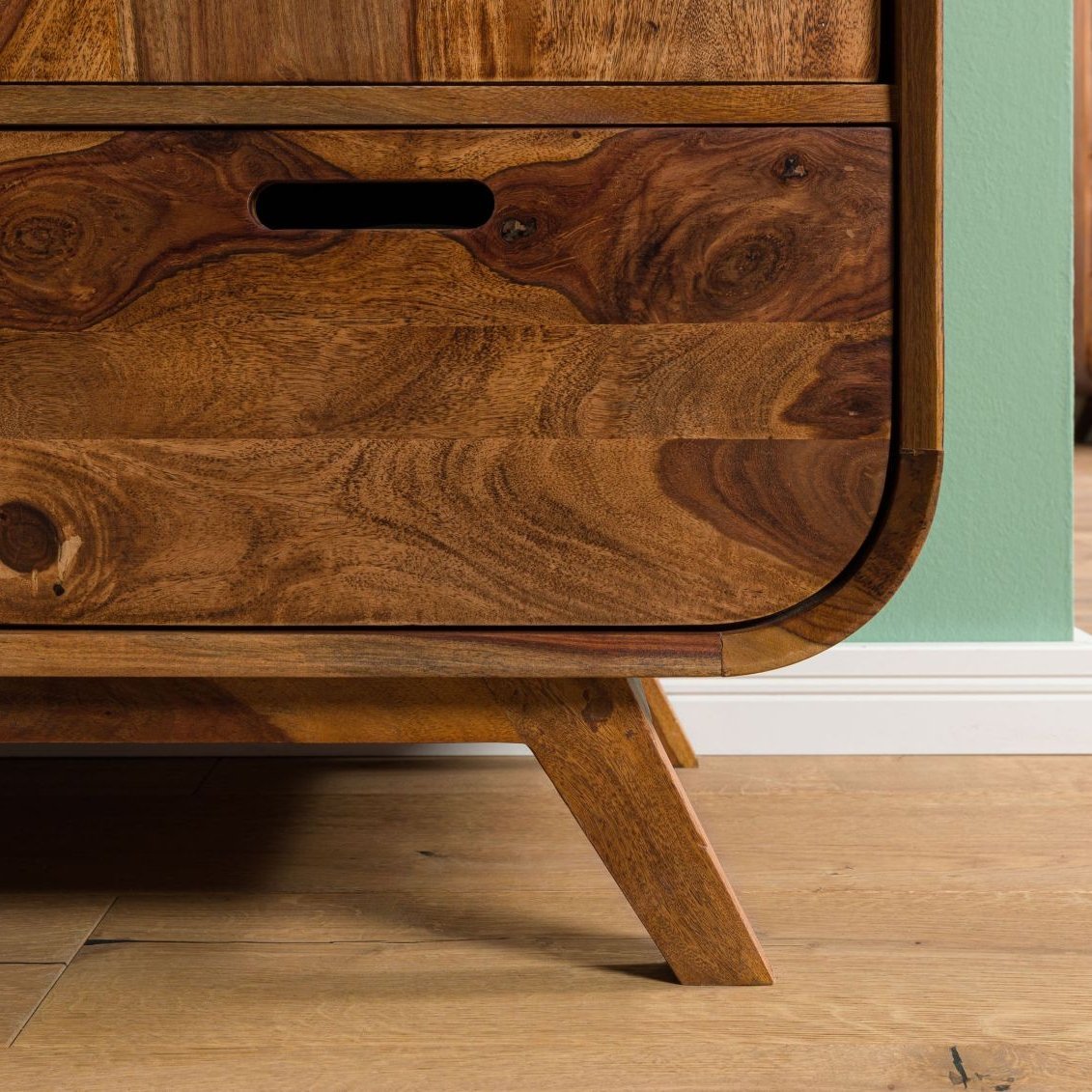 Corbett Sheesham Wood Wardrobe - Image 6