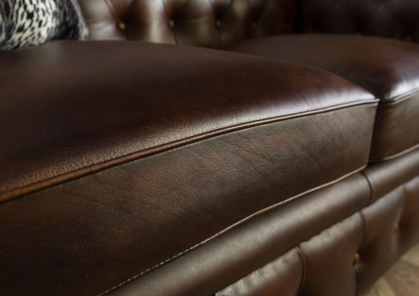 Two Seater Chesterfield Sofa - Image 8