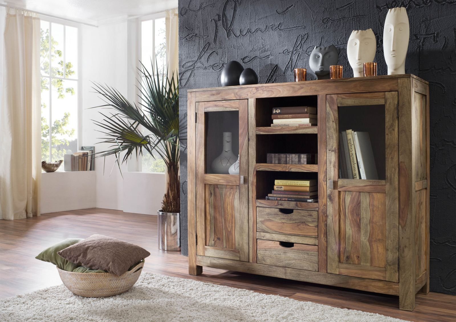 Grayse Sheesham Highboard
