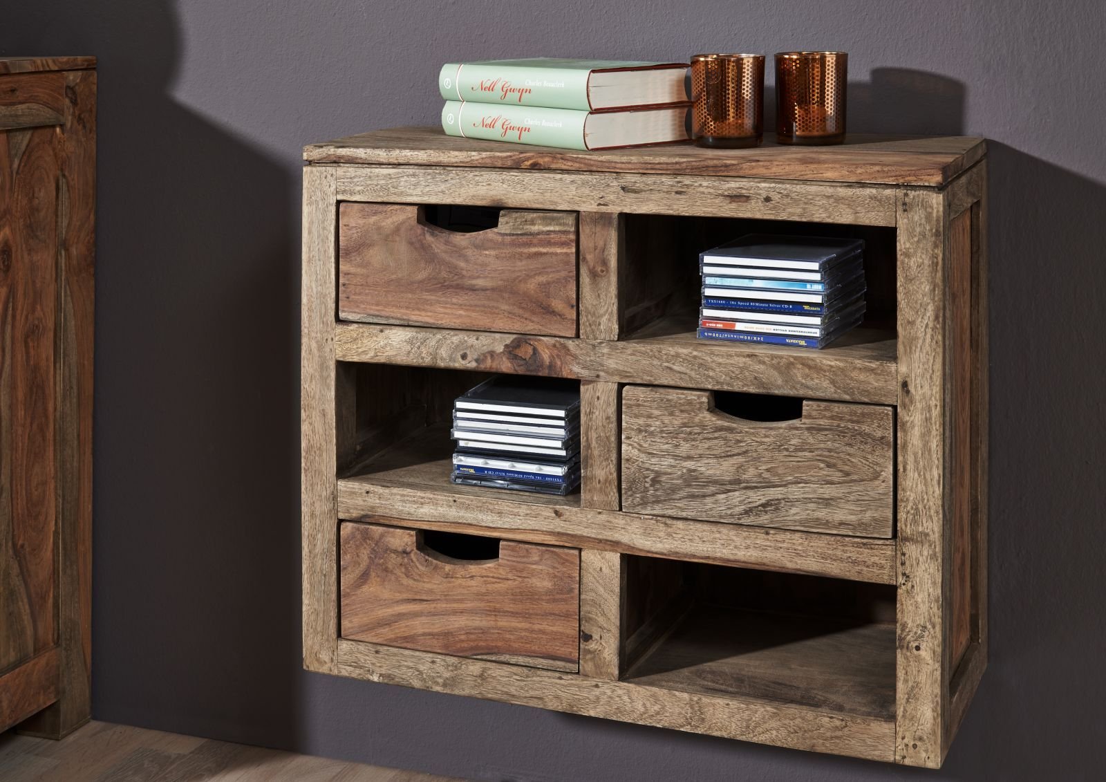 Grayse Sheesham Hanging Cabinet
