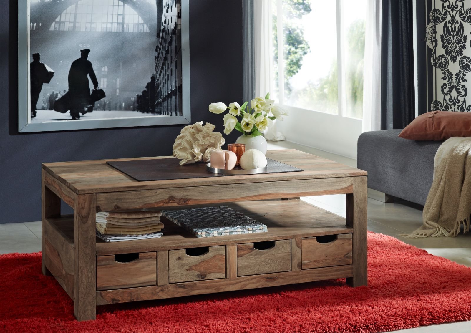 Grayse Sheesham Coffee Table