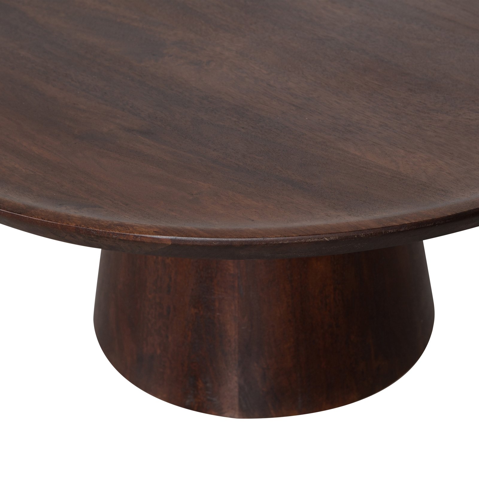 Albert Premium Mango Wood Coffee Table (Walnut Finish) - Image 8