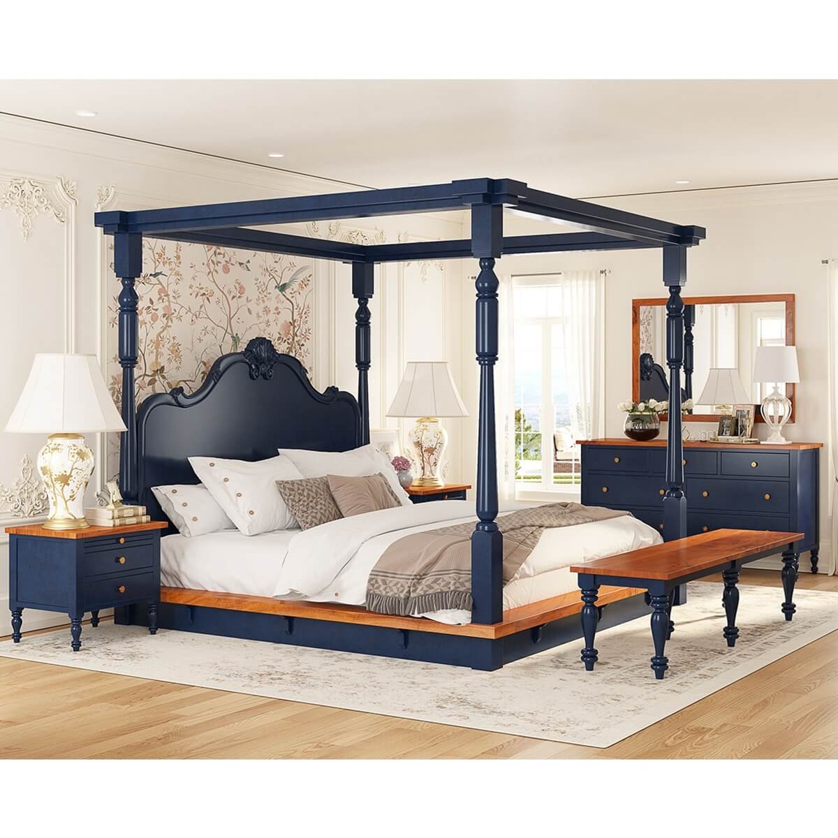 Orchid Poster Bed - Image 7