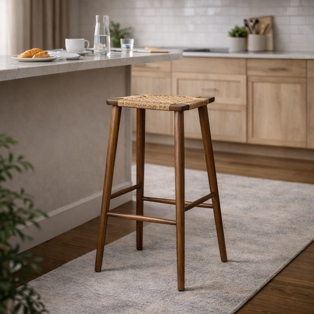 Swarnna mango wood bar stool - Image 2