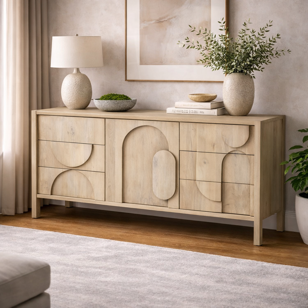 Lysia mango wood sideboard - Image 2