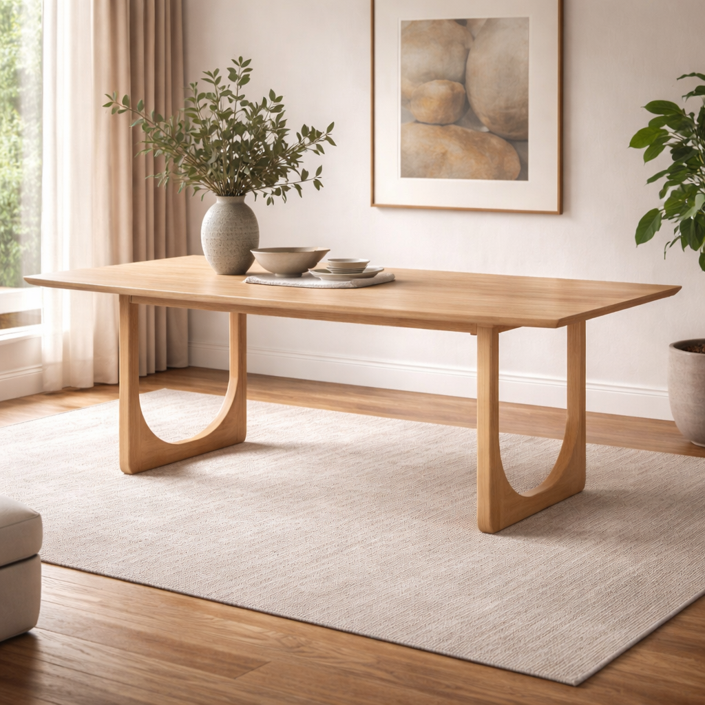 Romeo mango wood dining table - Image 2