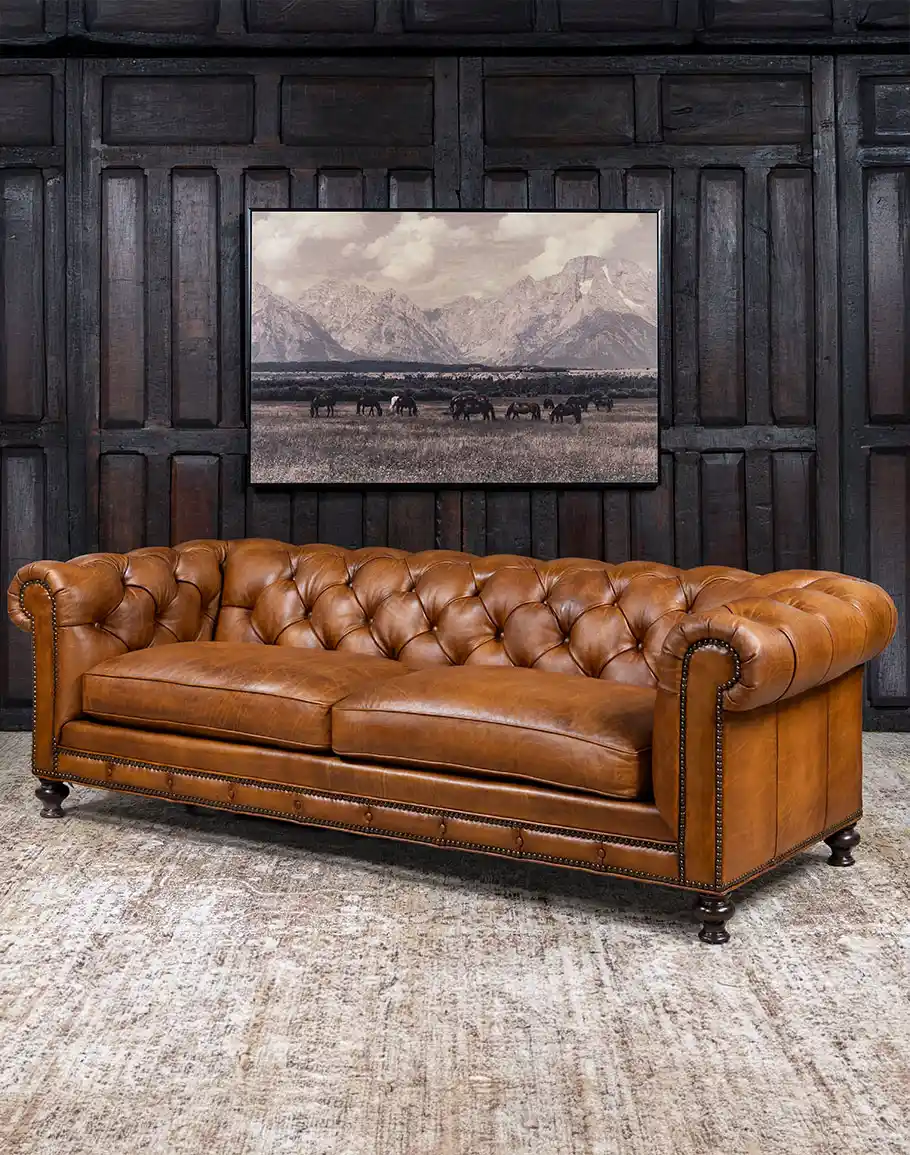 Chesterfield Samuel Leather Sofa - Image 2