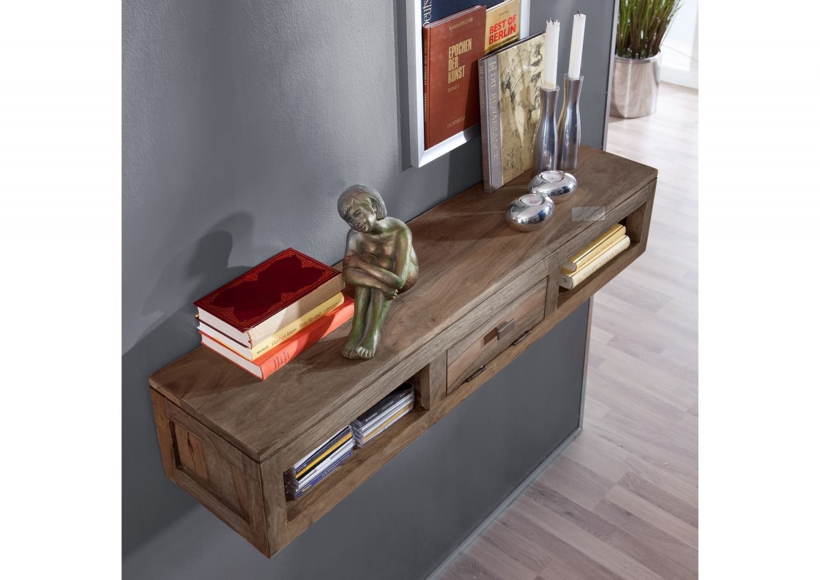 Grayse Sheesham Hanging Shelf - Image 2