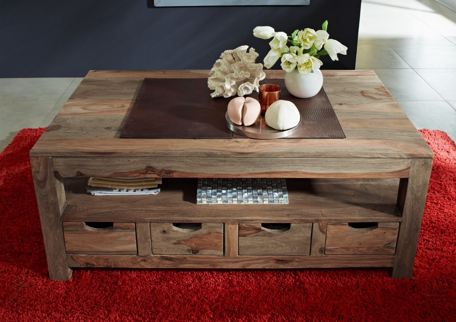 Grayse Sheesham Coffee Table - Image 2