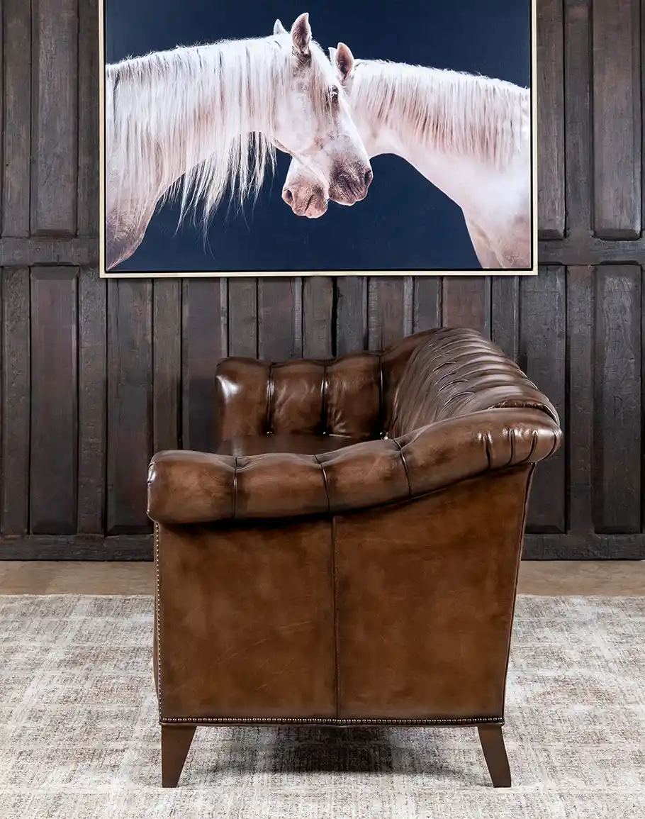 Chesterfield Lancaster Leather Sofa - Image 3