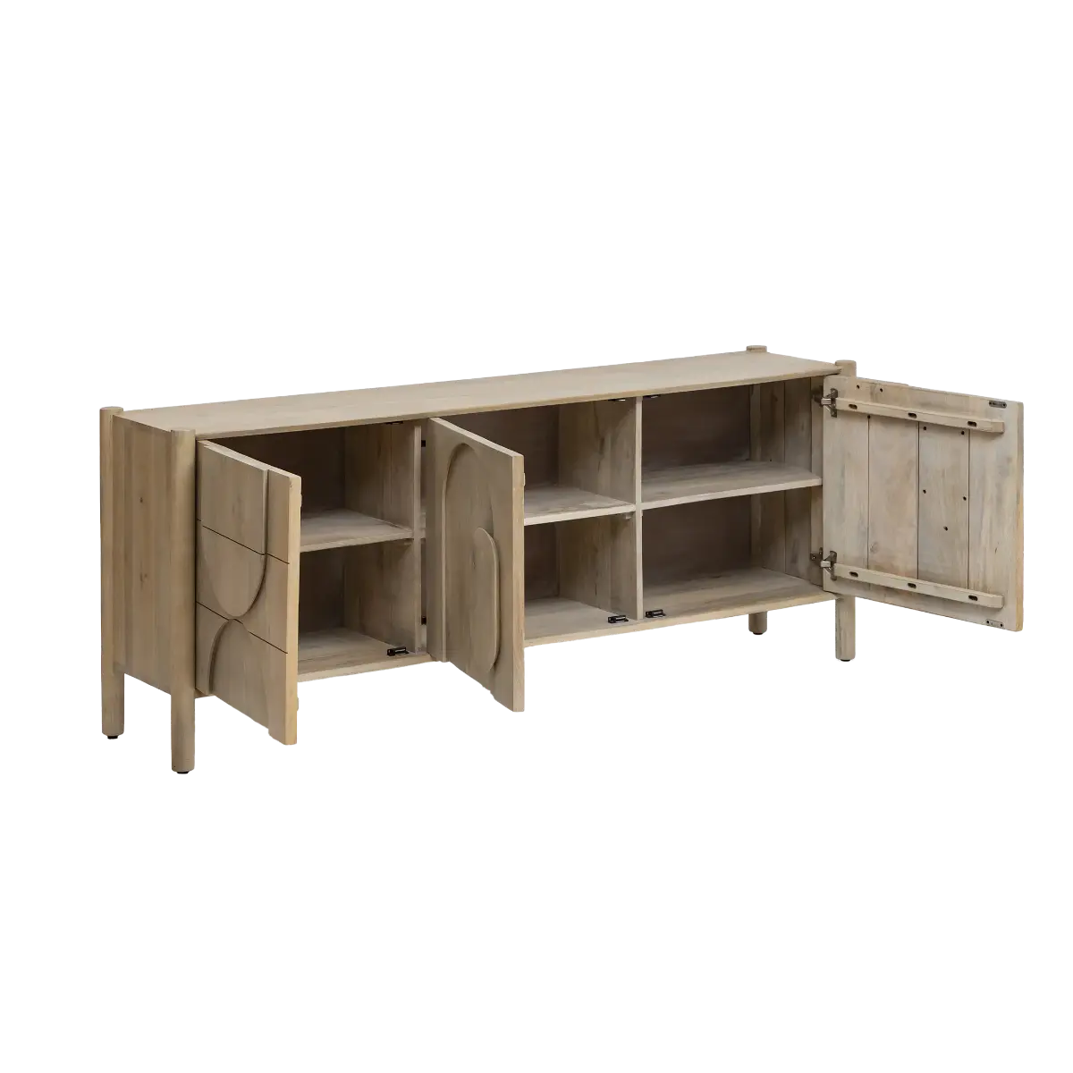 Lysia mango wood sideboard - Image 3