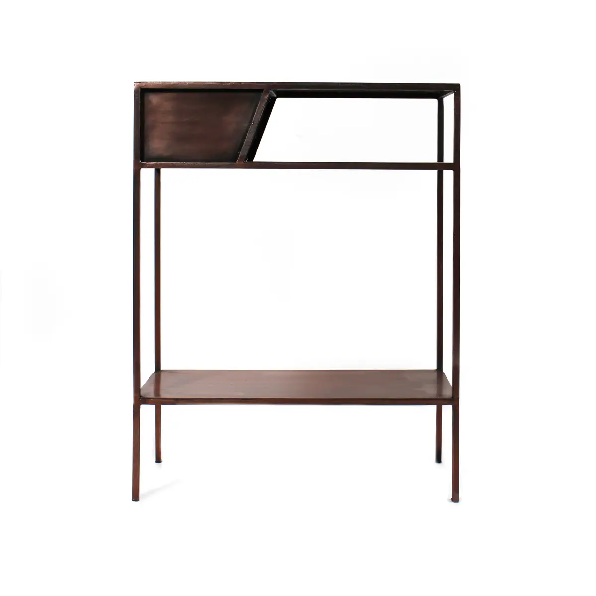 Peru copper-effect metal console - Image 3
