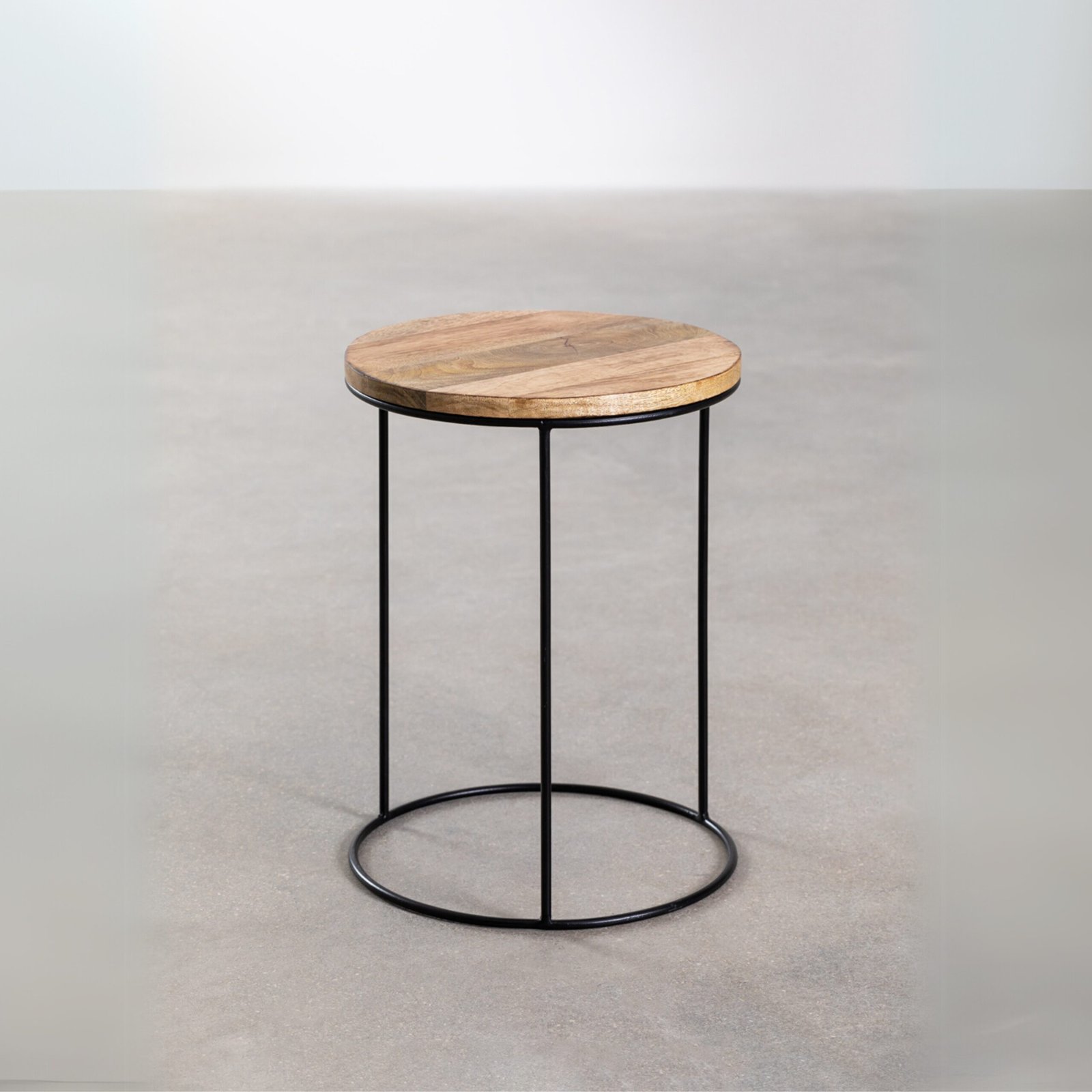 Albert Premium Round Metal End Table - Image 3
