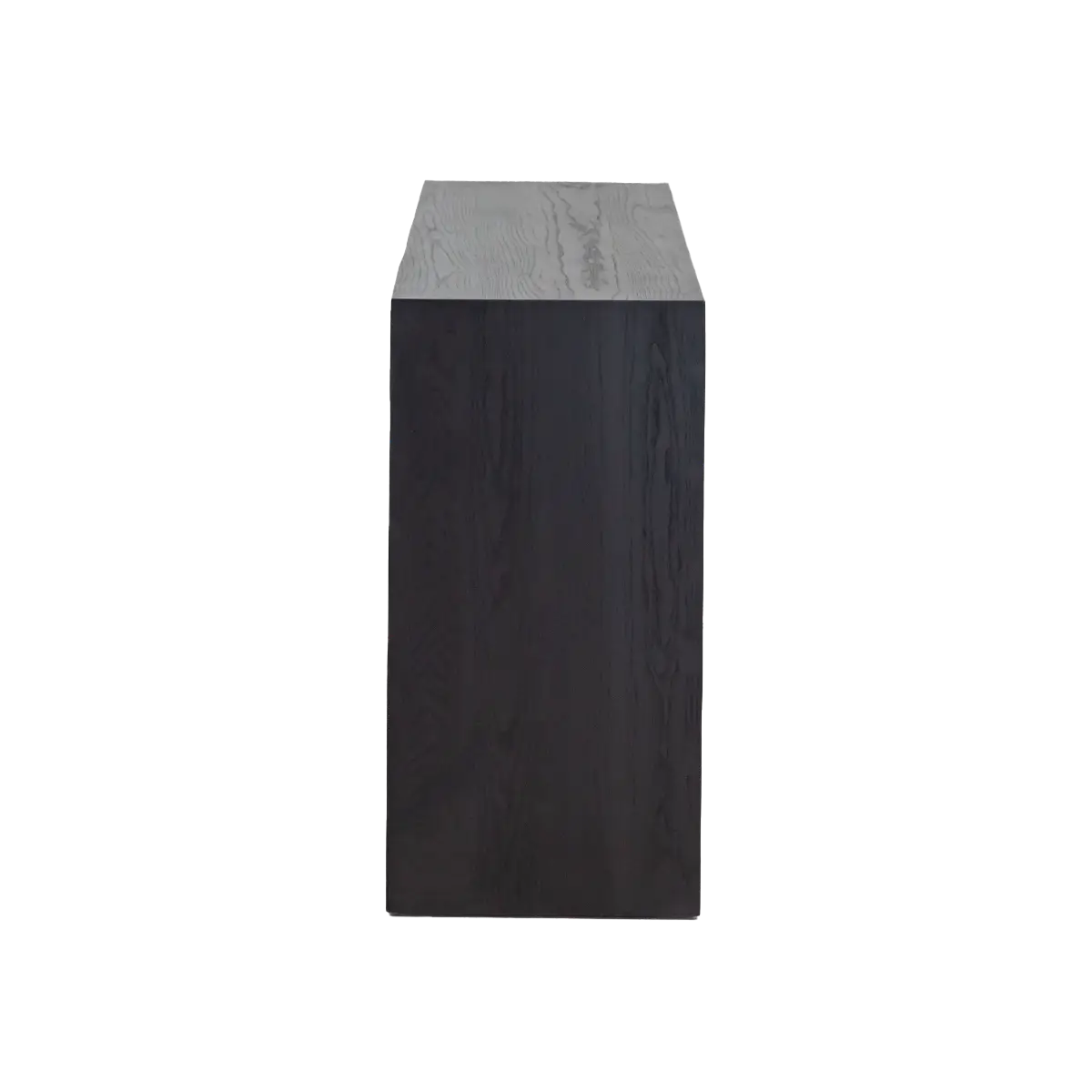 Nikoli black solid oak console - Image 3