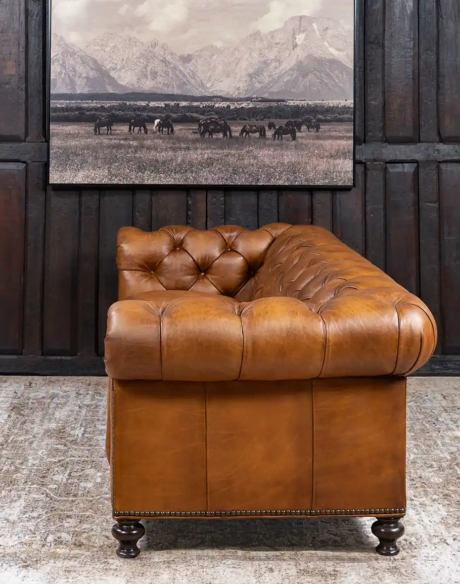Chesterfield Samuel Leather Sofa - Image 3