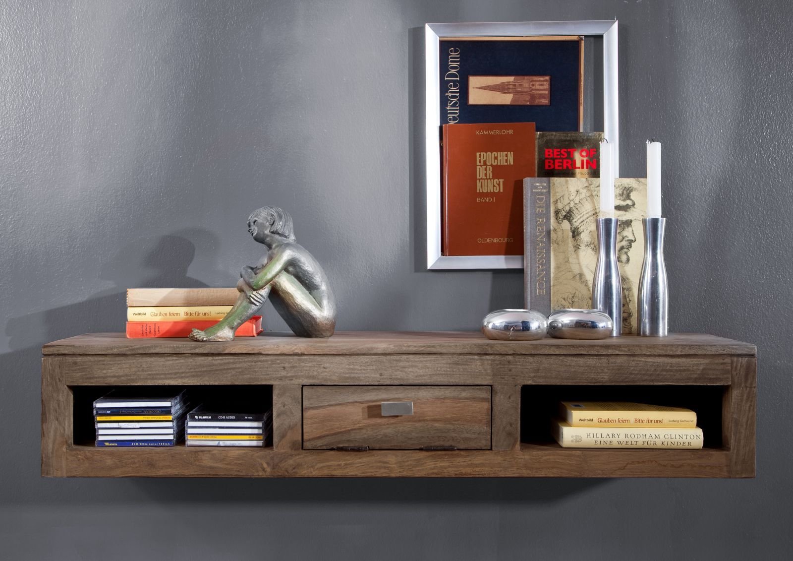 Grayse Sheesham Hanging Shelf - Image 3