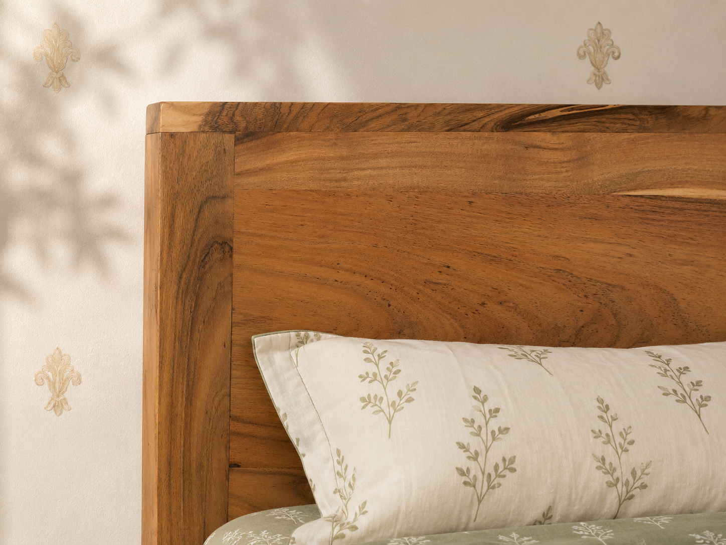 Marvel Acacia Wood Bed - Image 3