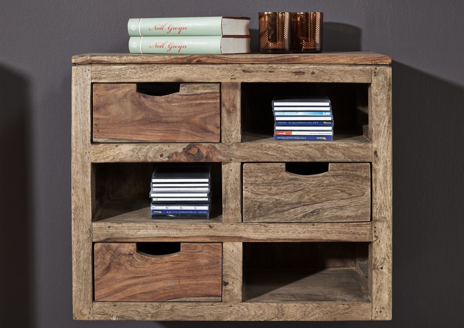 Grayse Sheesham Hanging Cabinet - Image 4