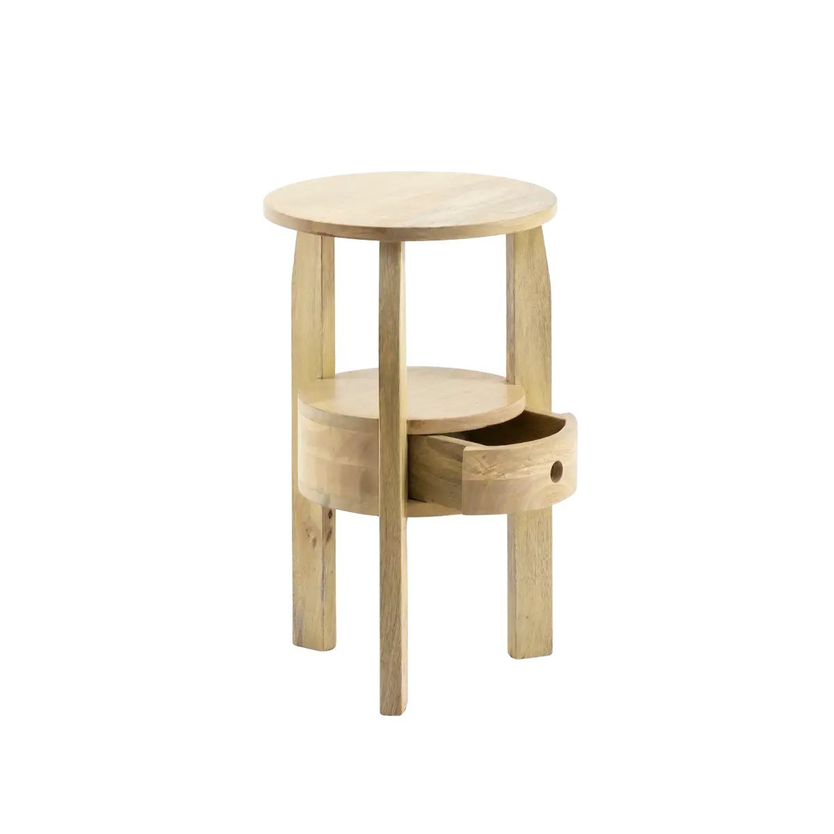 Romeo mango wood bedside table - Image 3