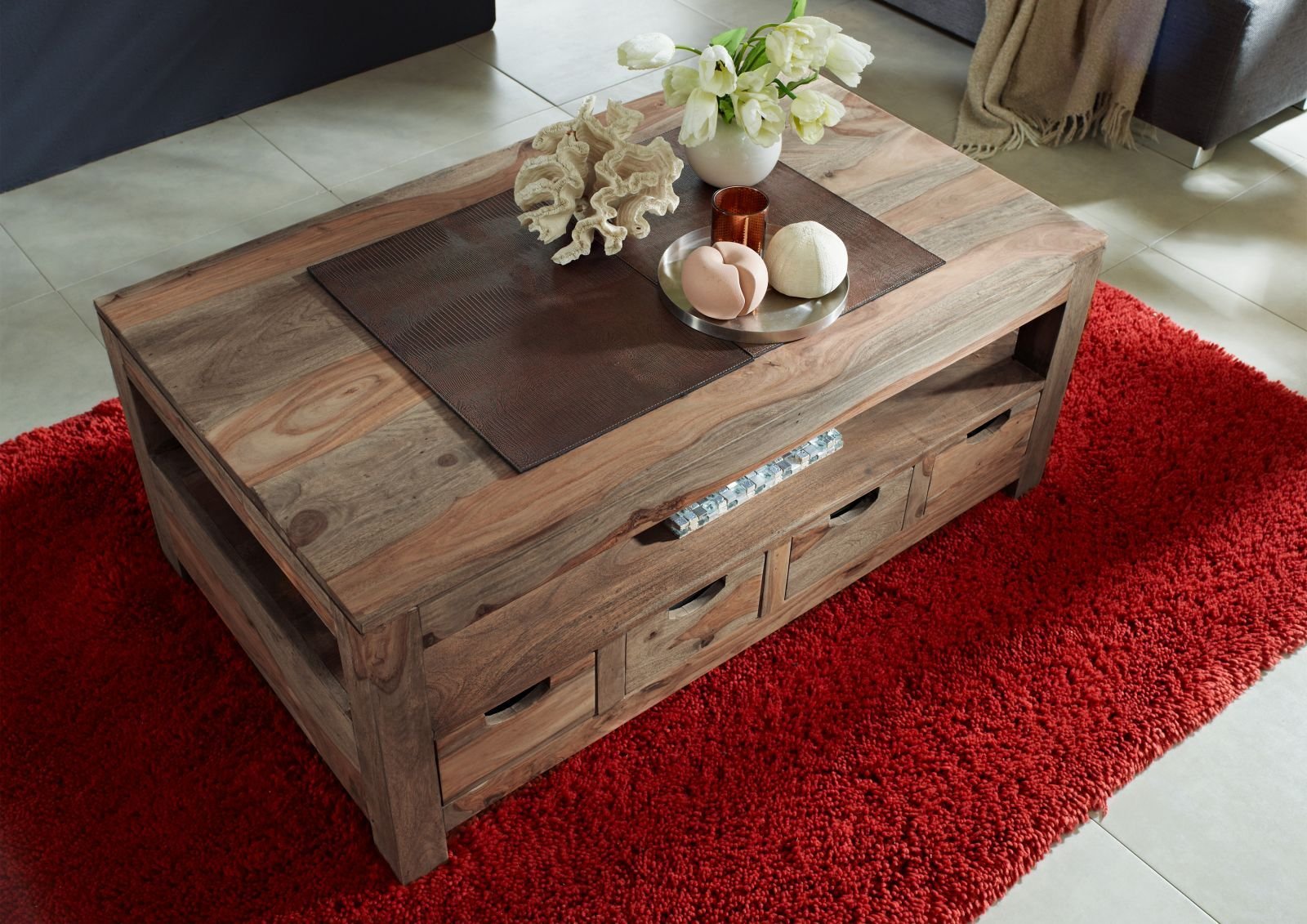 Grayse Sheesham Coffee Table - Image 3