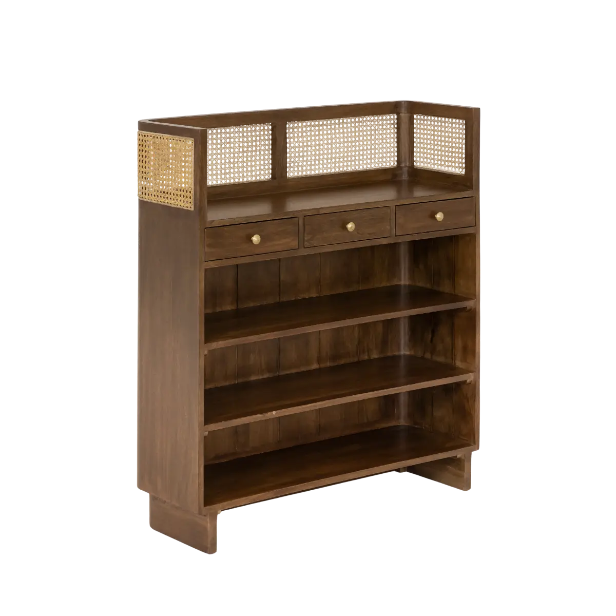 Jemick mango wood and cane bar - Image 3